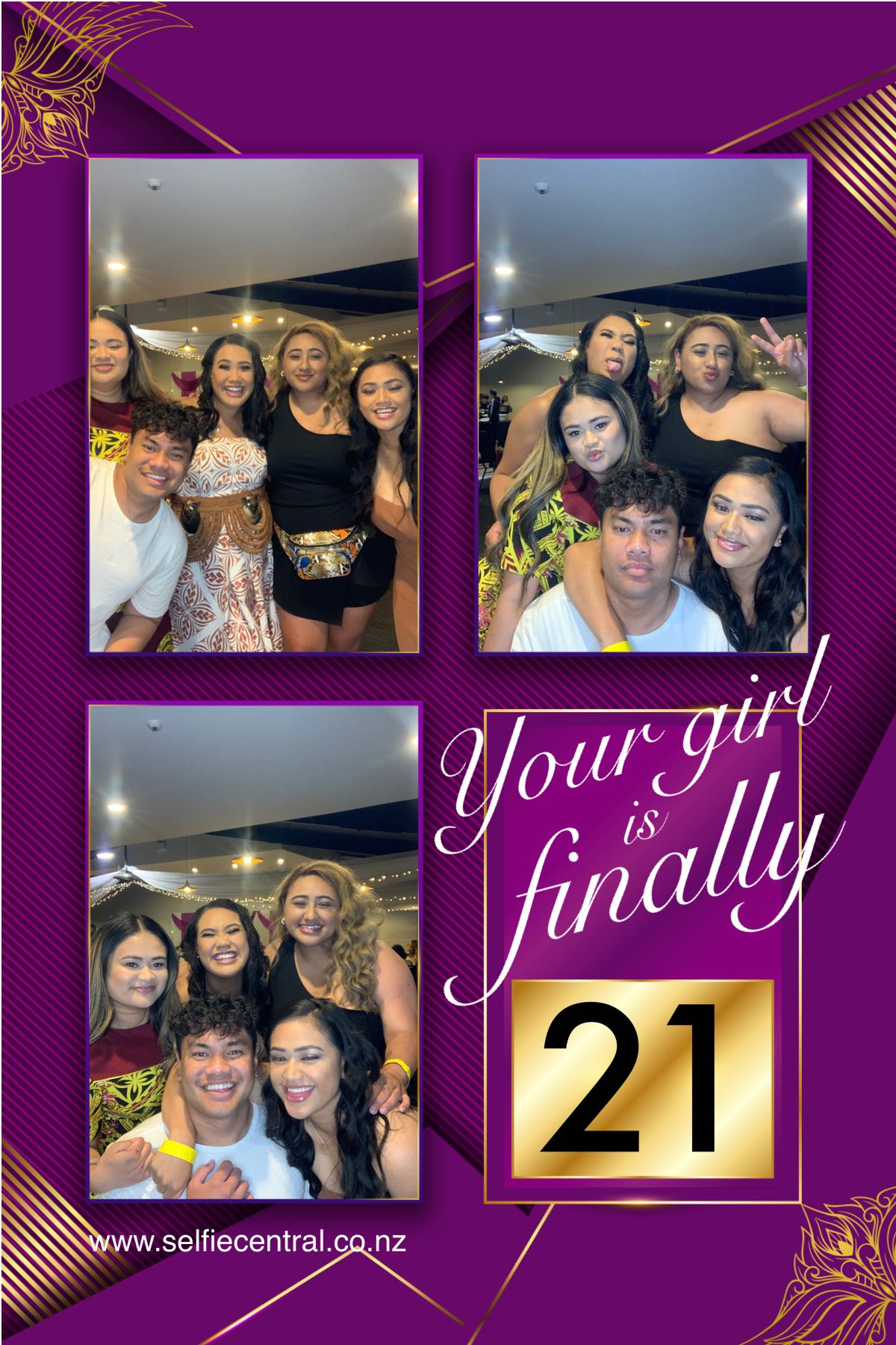 Your girl is finally 21 | View more photos from the event at gallery.photobooth.co.nz/u/SelfieCentral/Your-girl-is-finally-21